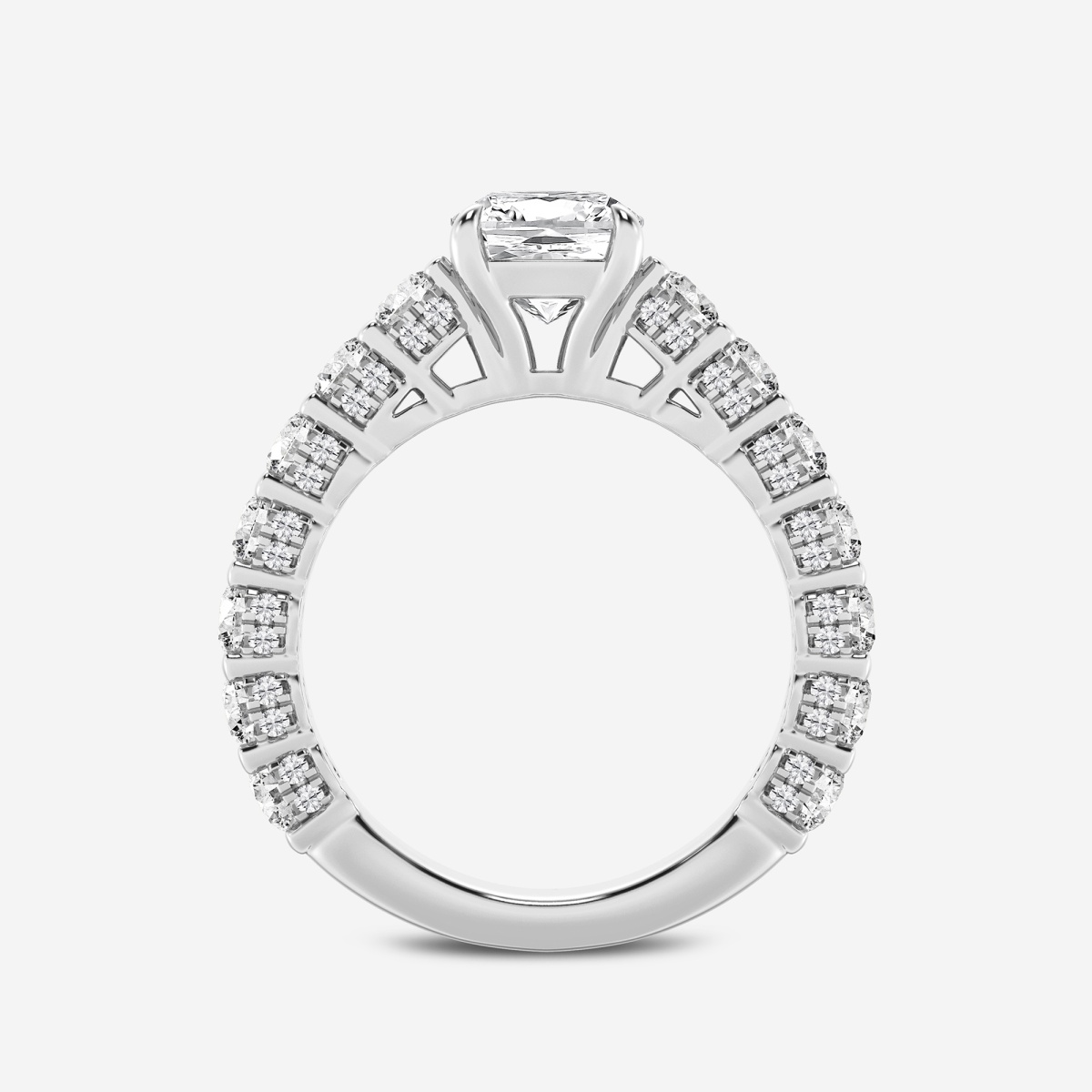 Ctw Cushion Lab Grown Diamond Bridal Set Grownbrilliance