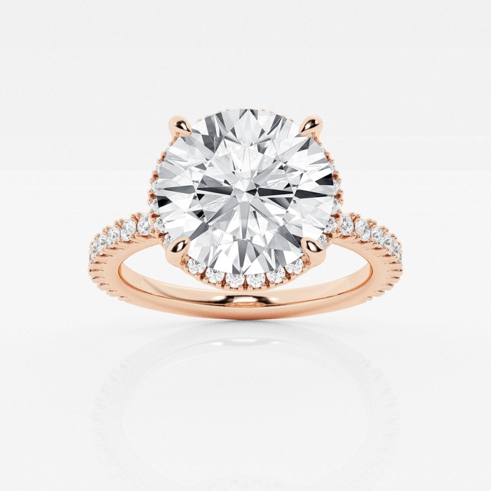 Badgley Mischka Near Colorless 3 1 2 Ctw Round Lab Grown Diamond