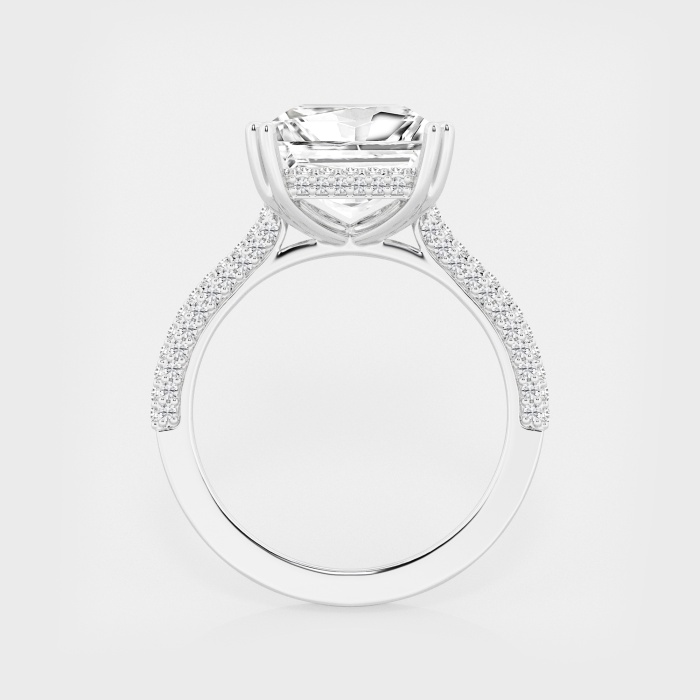 Badgley Mischka Near Colorless 4 1 2 Ctw Princess Lab Grown Diamond