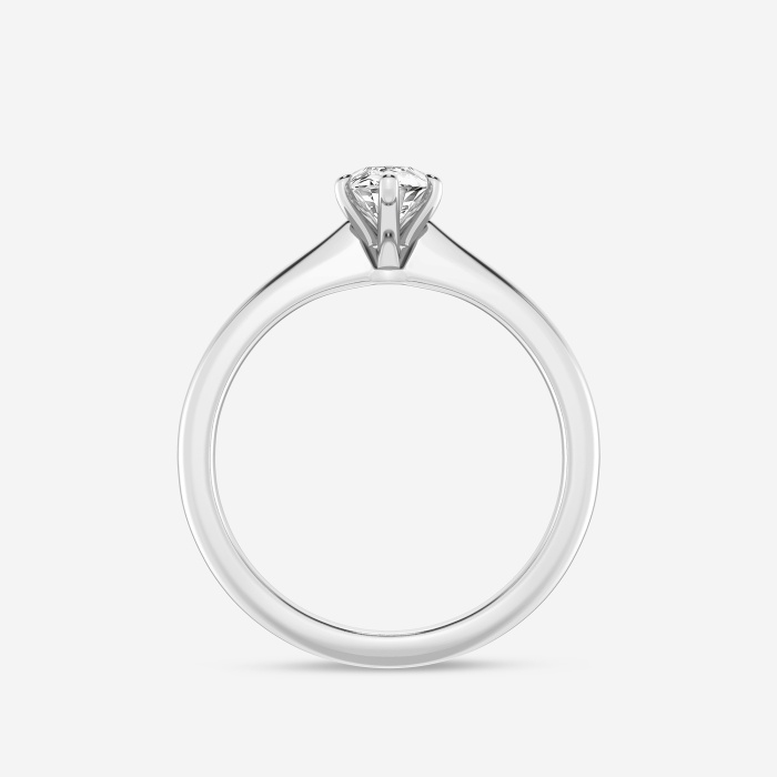 Ctw Marquise Lab Grown Diamond Petite Solitaire Engagement Ring