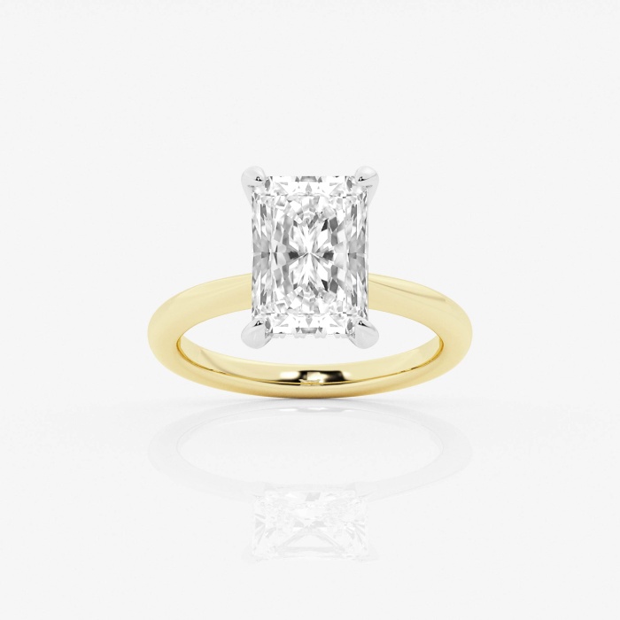 Valentines Buy Ctw Radiant Lab Grown Diamond Petite Solitaire