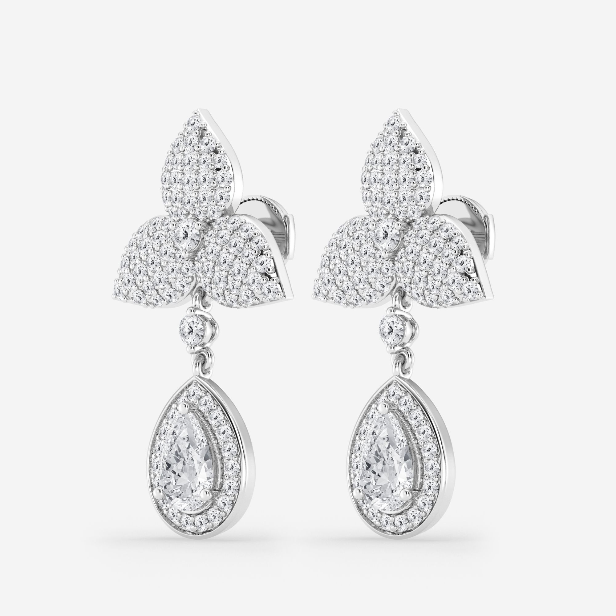 Design ID 1561 - 4 ctw Truly Custom Earrings