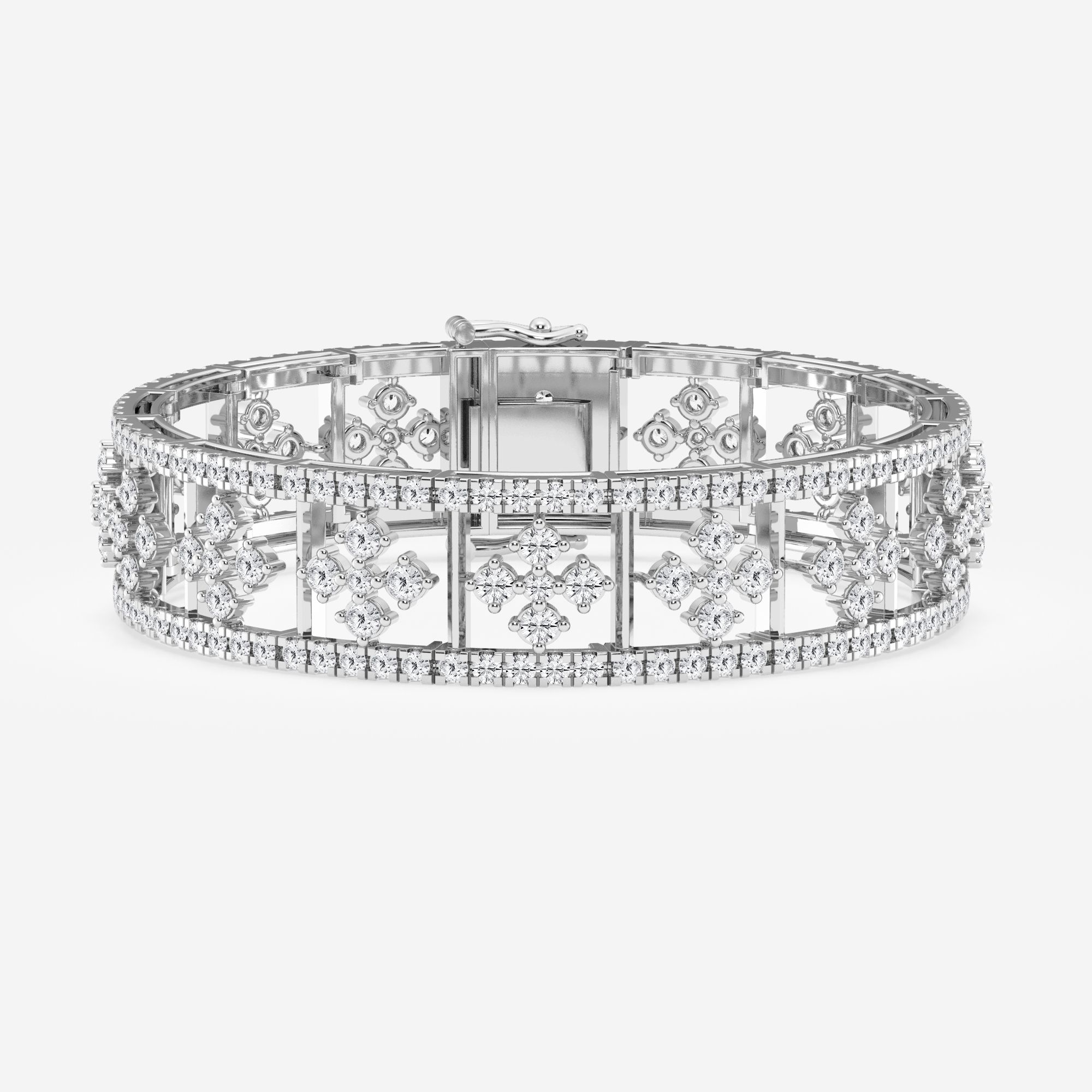 Design ID 1377 - Truly Custom 7 1/10 ctw Round Lab Grown Diamond Fashion Bracelet