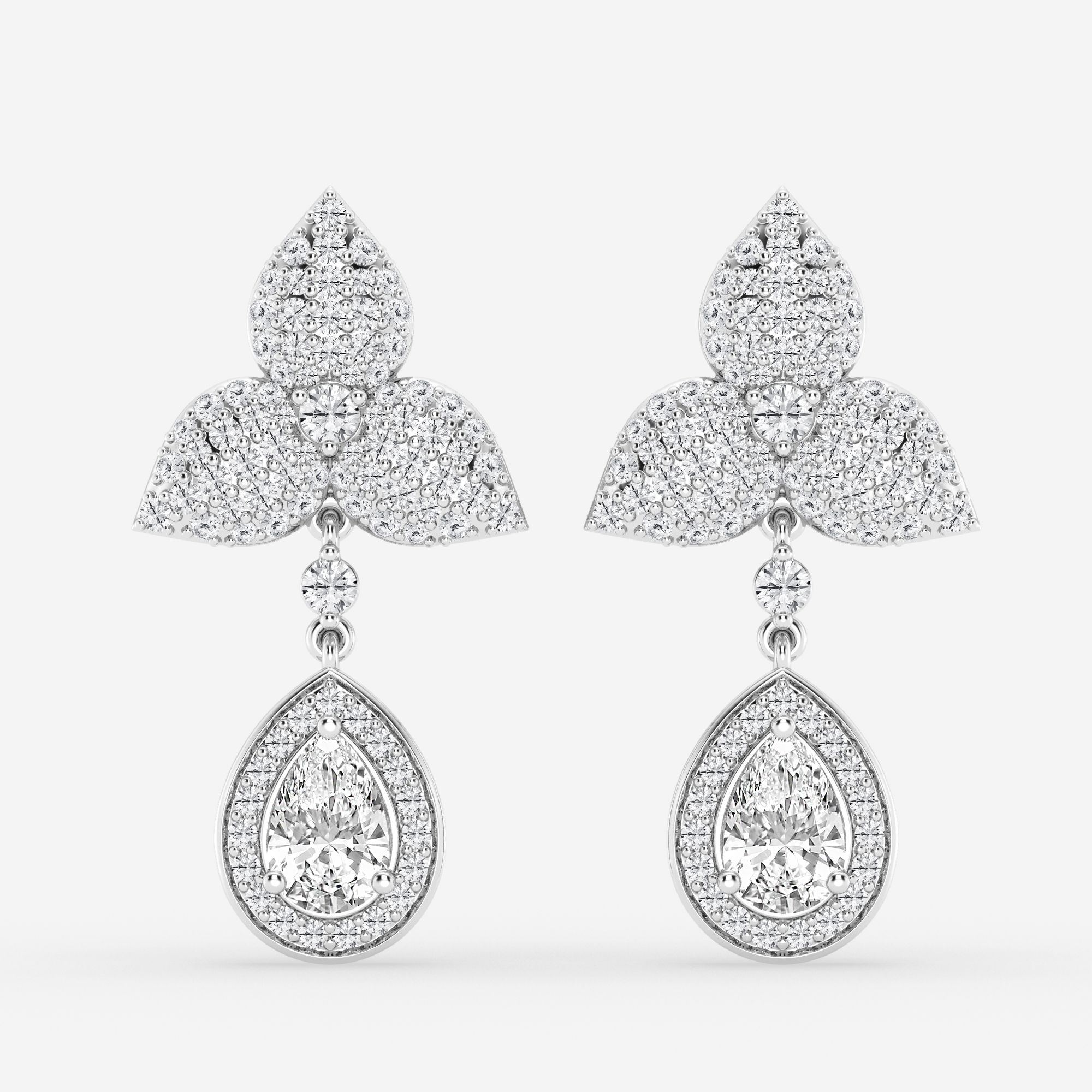Design ID 1561 - 4 ctw Truly Custom Earrings