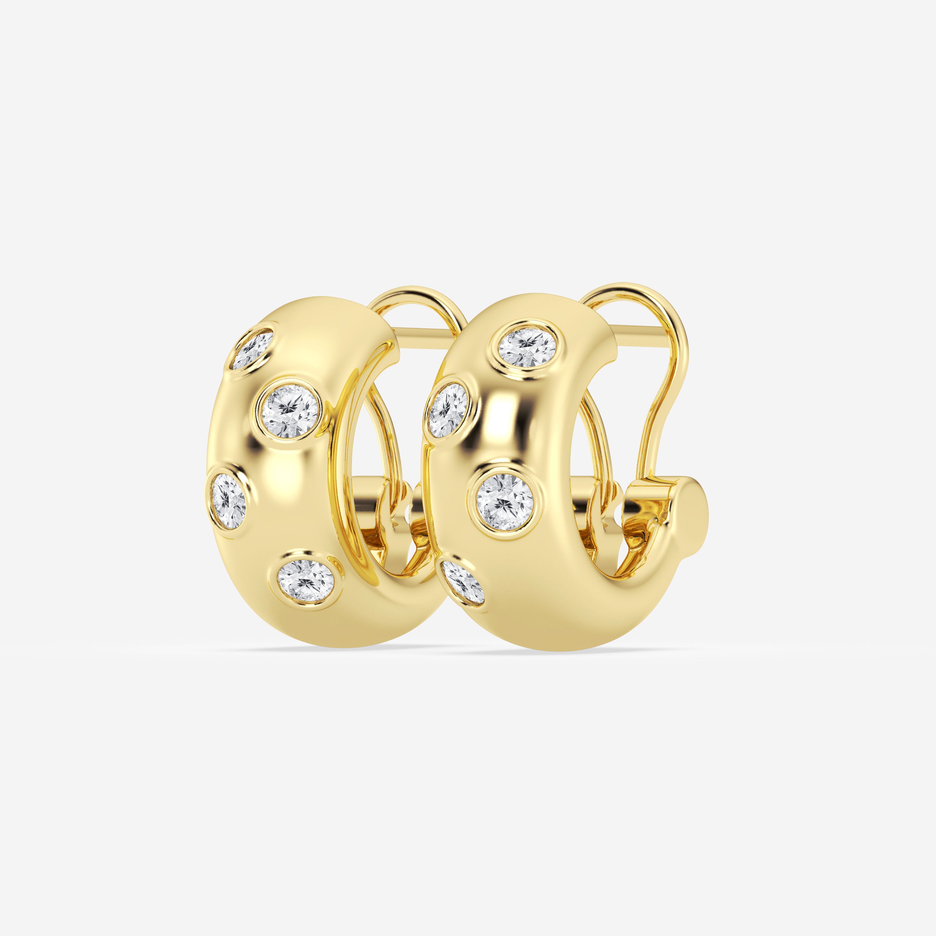 Design ID 3745 - 2 ctw Round Lab Grown Diamond Truly Custom Fashion Earrings