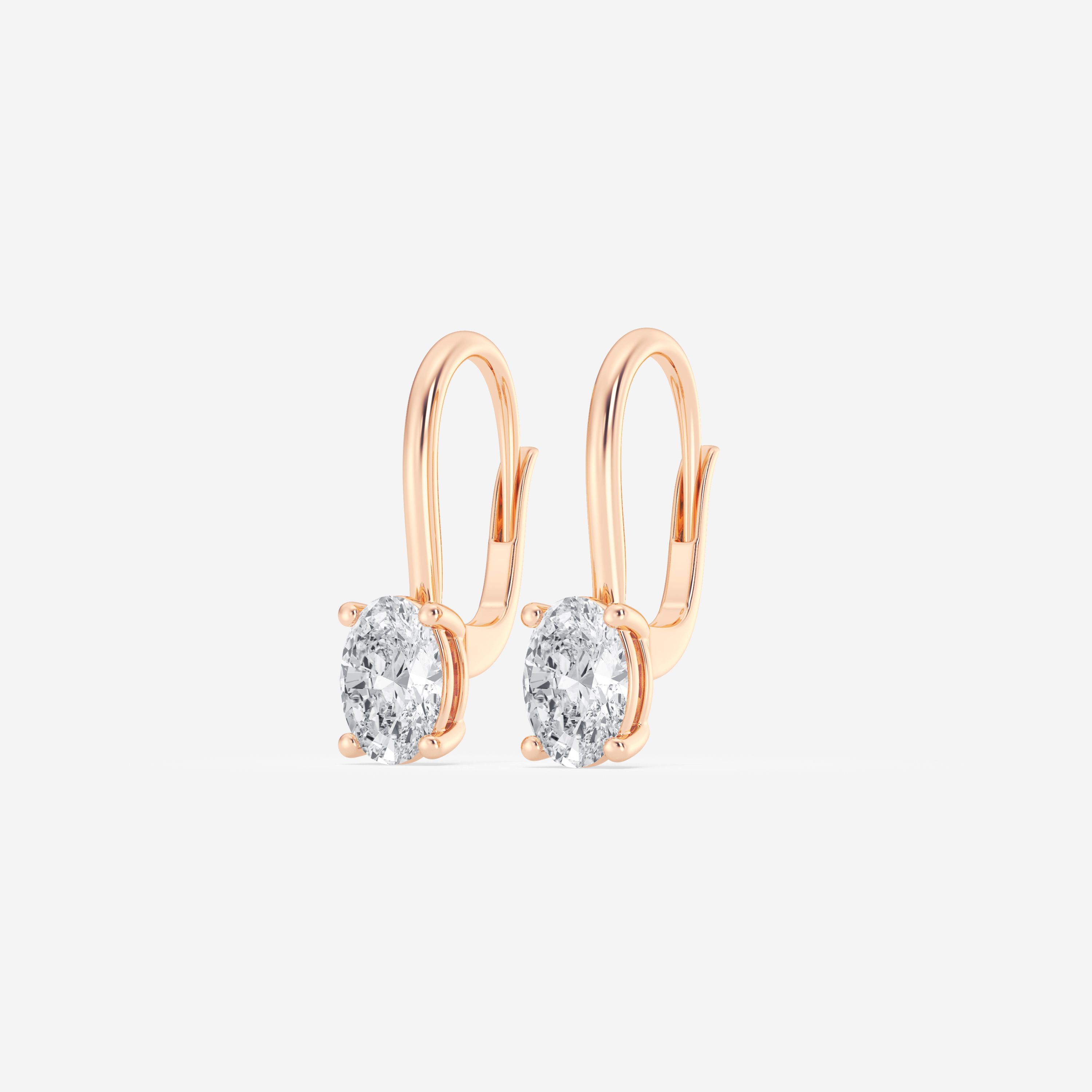 Design ID 3903 - 2 ctw Oval Lab Grown Diamond Truly Custom Fashion Earrings