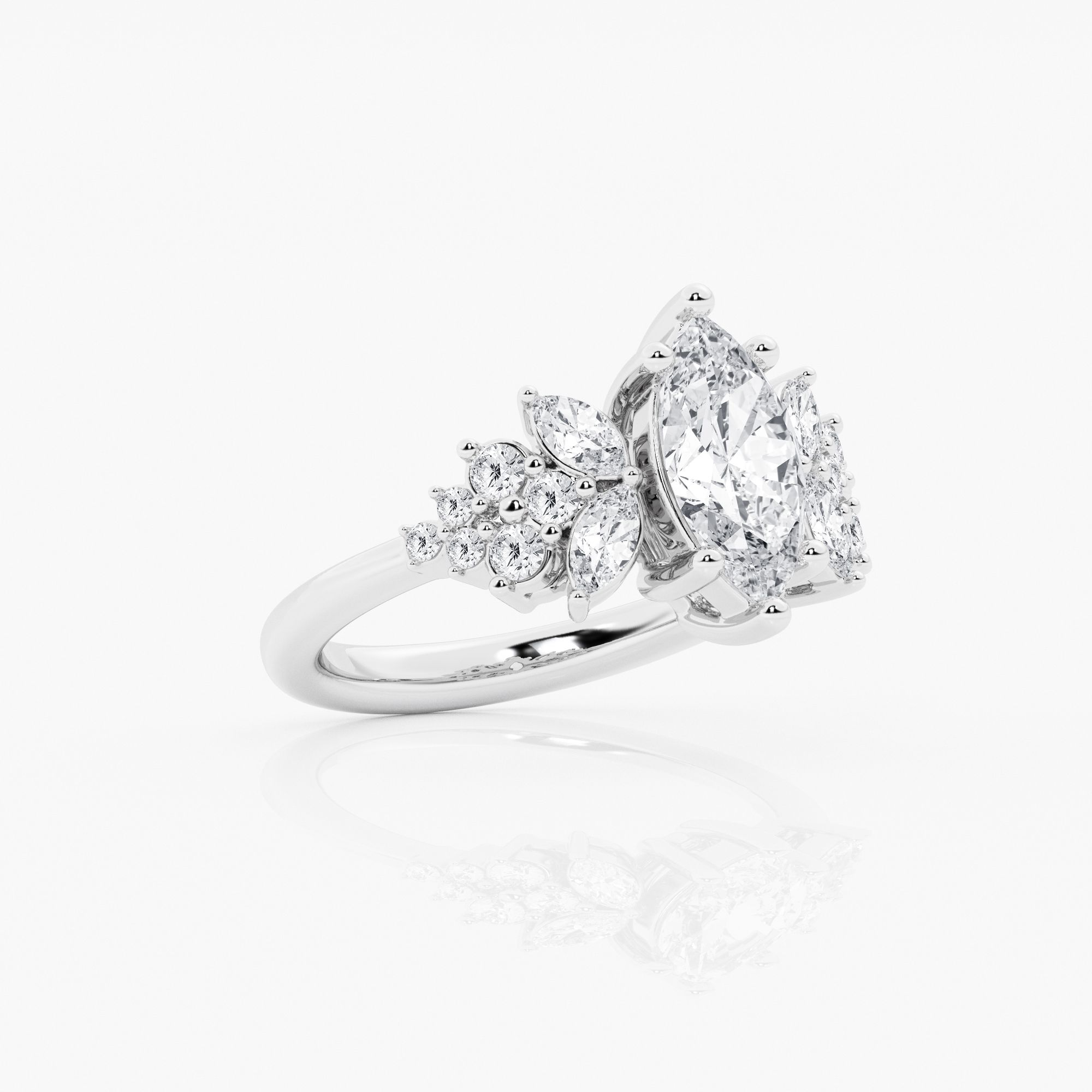 Design ID 4251 - 1 1/2 ctw Marquise Lab Grown Diamond Truly Custom Engagement Ring