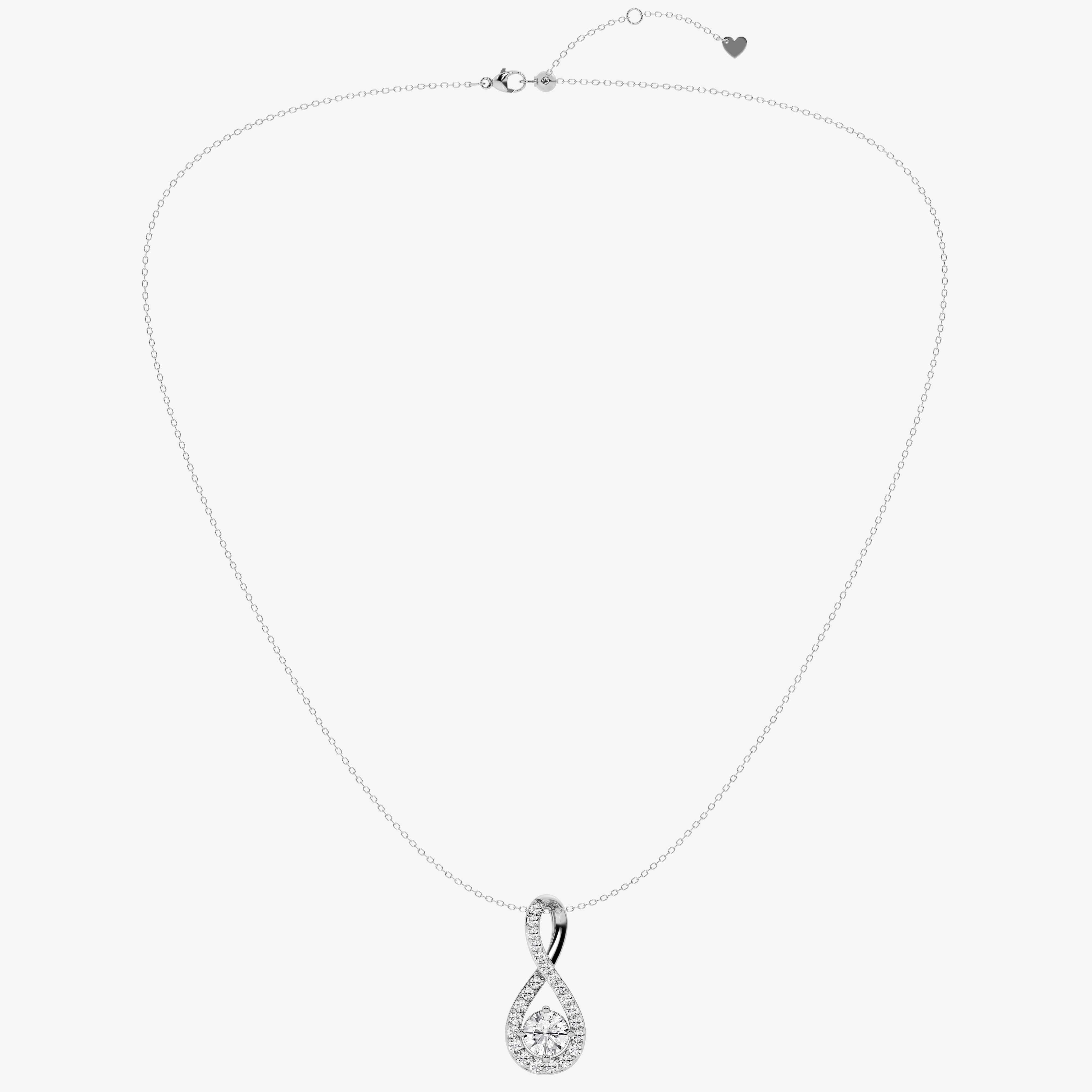 Design ID 4411 - 2 1/3 ctw Round Lab Grown Diamond Truly Custom Fashion Pendant