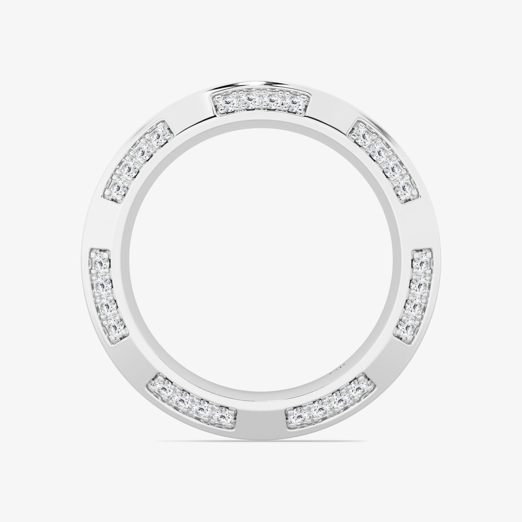 Design ID 5517 - Truly Custom 1/2 ctw Round Lab Grown Diamond Satin Finish Fashion Band