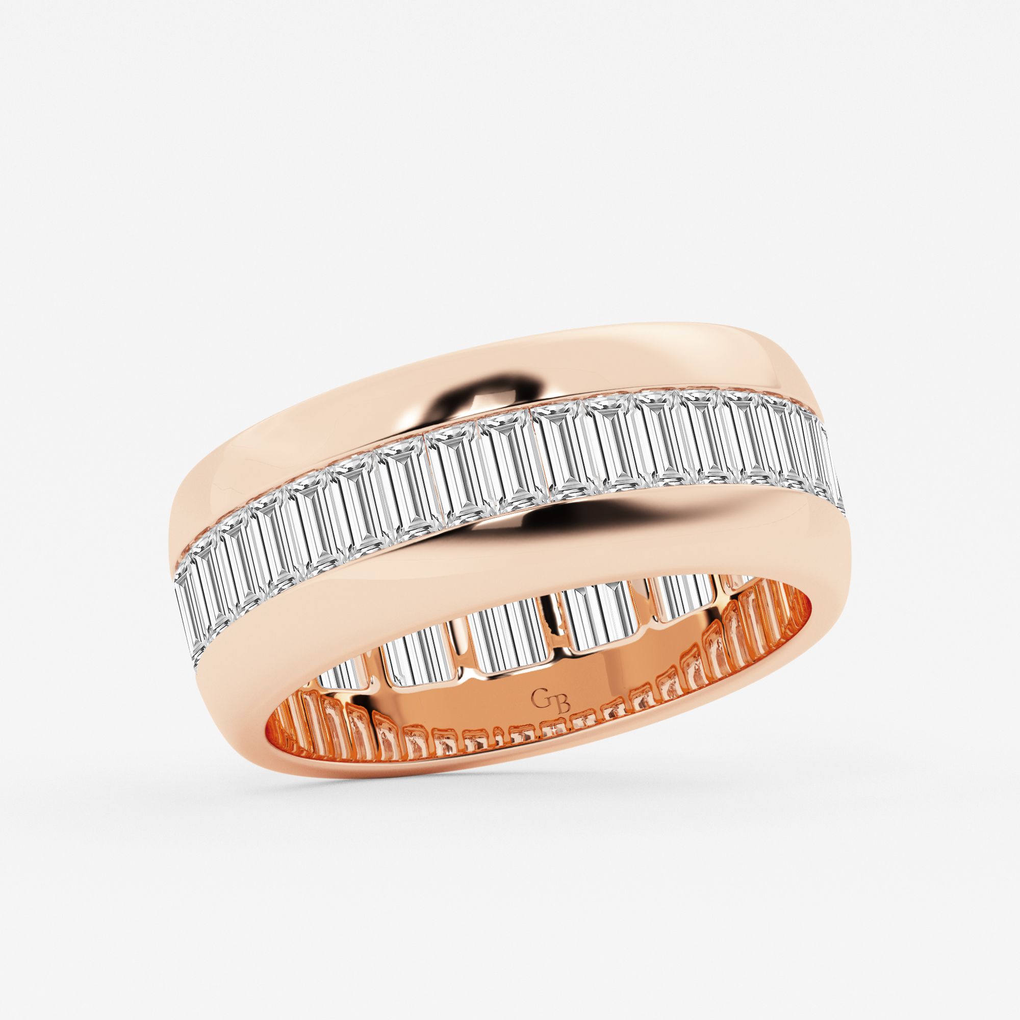 Design ID 5612 - Truly Custom 3 ctw Baguette Lab Grown Diamond Eternity Band