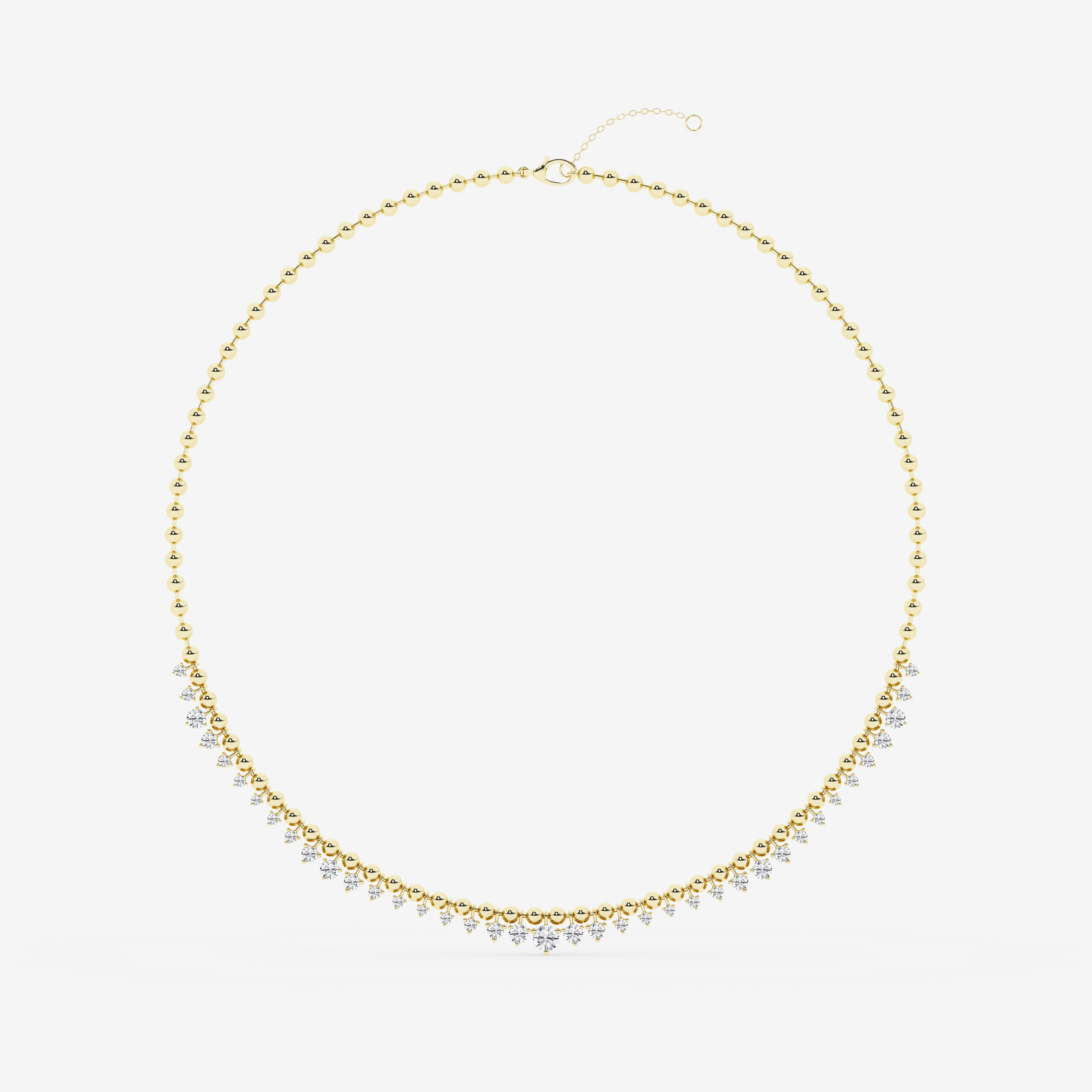 Design ID 12550 - Truly Custom 2 1/8 ctw Round Lab Grown Diamond Fashion Necklace