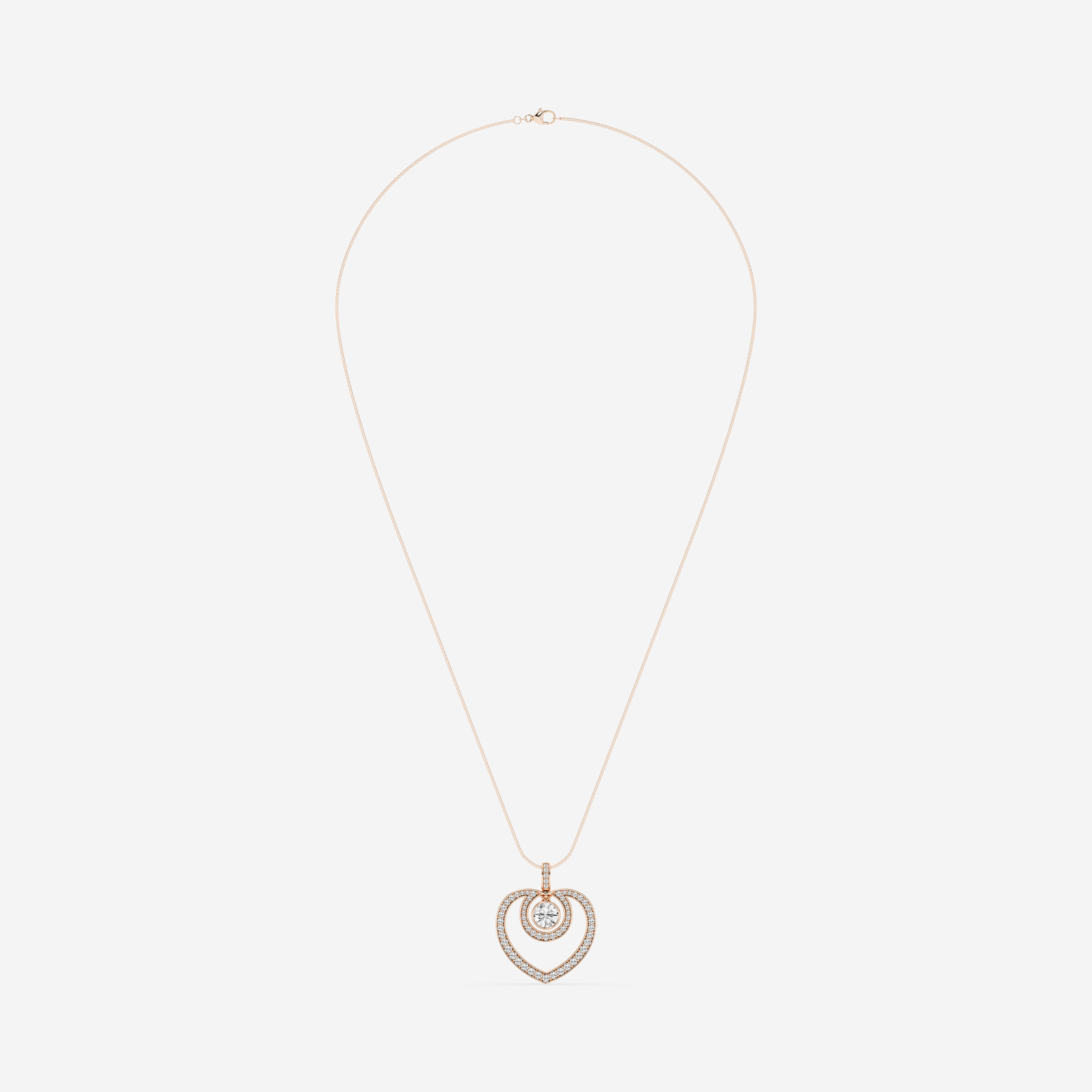 Design ID 5661 - Truly Custom 1 3/4 ctw Round Lab Grown Diamond Fashion Pendant