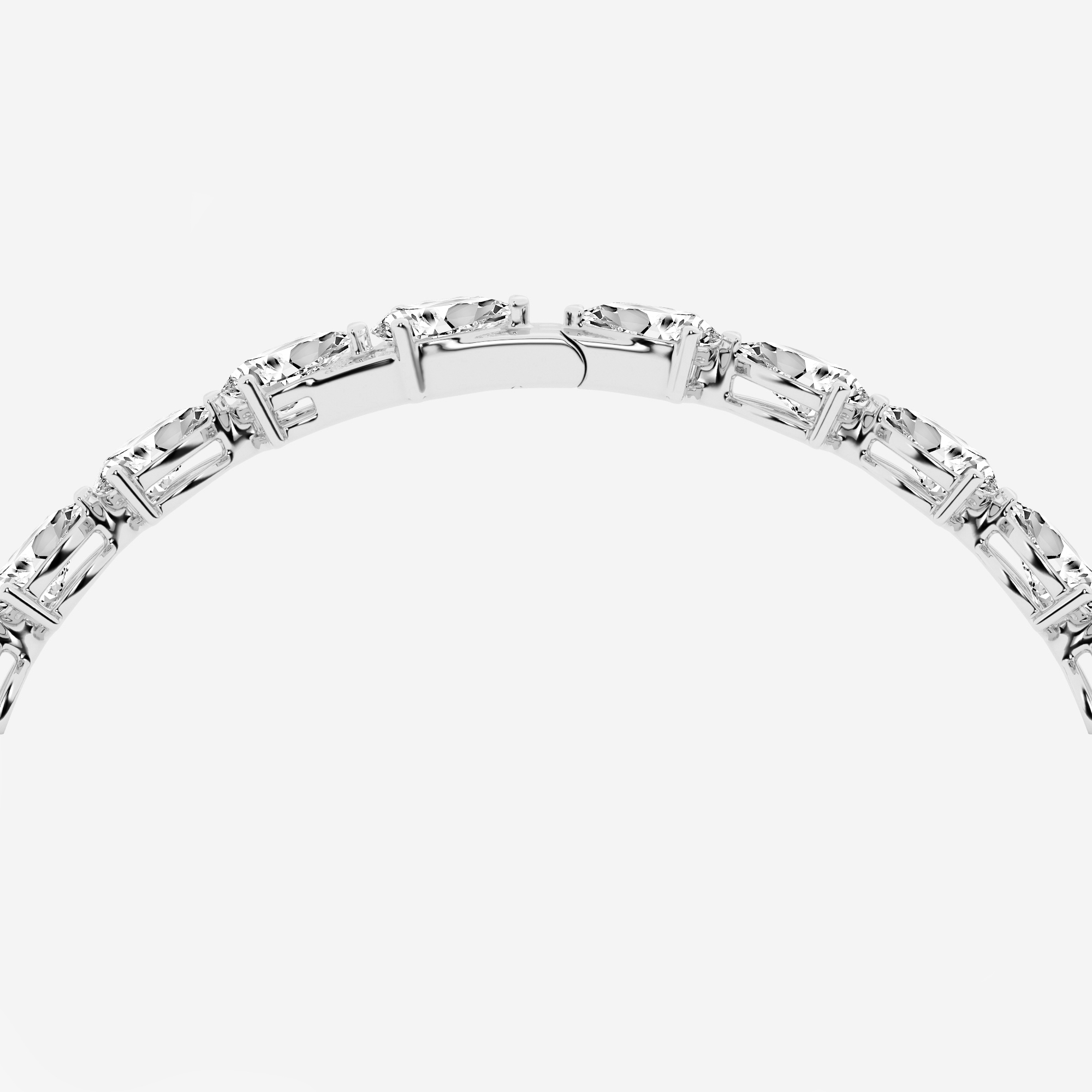 Design ID 7959 - Truly Custom 13 1/2 ctw Pear Lab Grown Diamond Bangle Bracelet