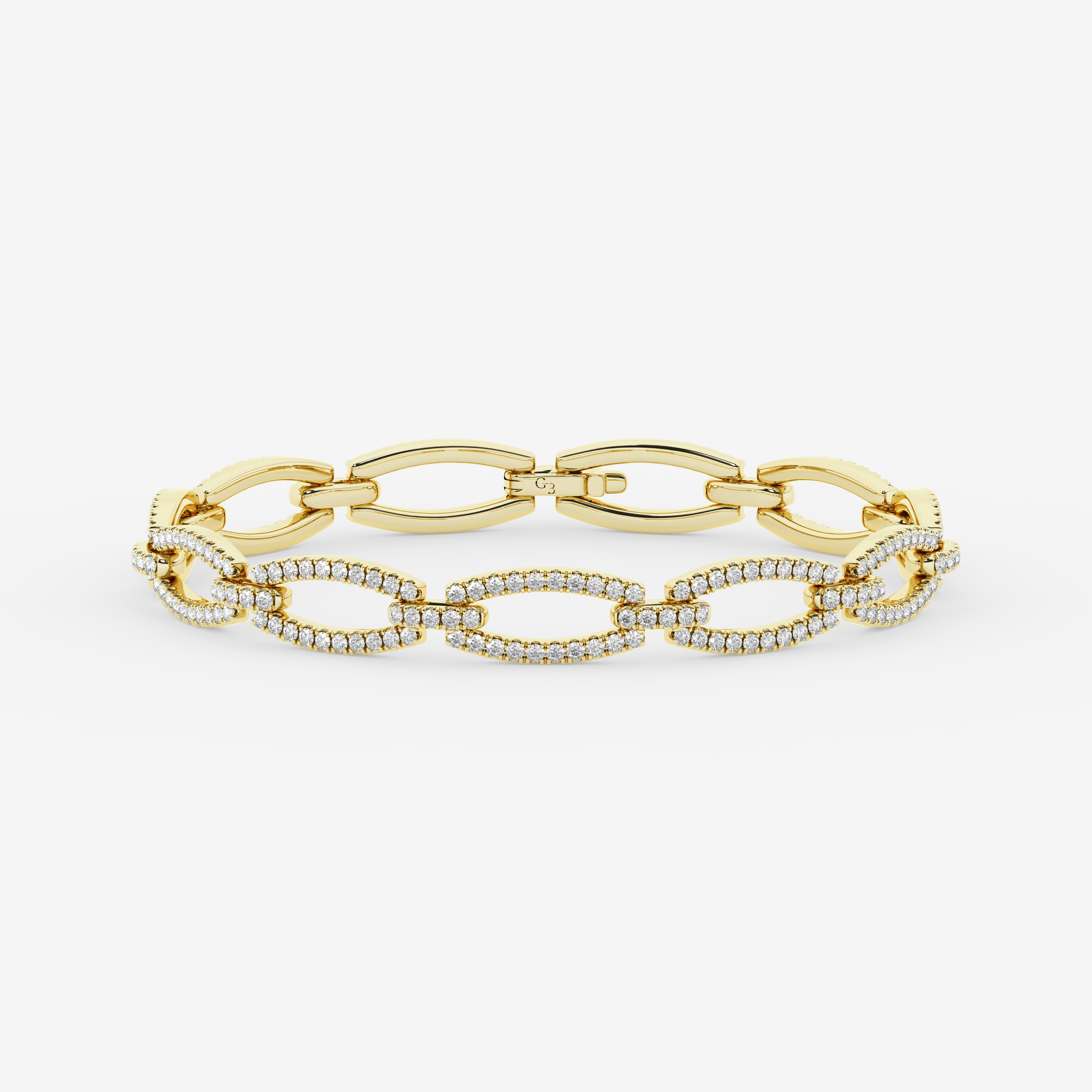 Design ID 10641 - Truly Custom 1 2/3 ctw Round Lab Grown Diamond Fashion Bracelet