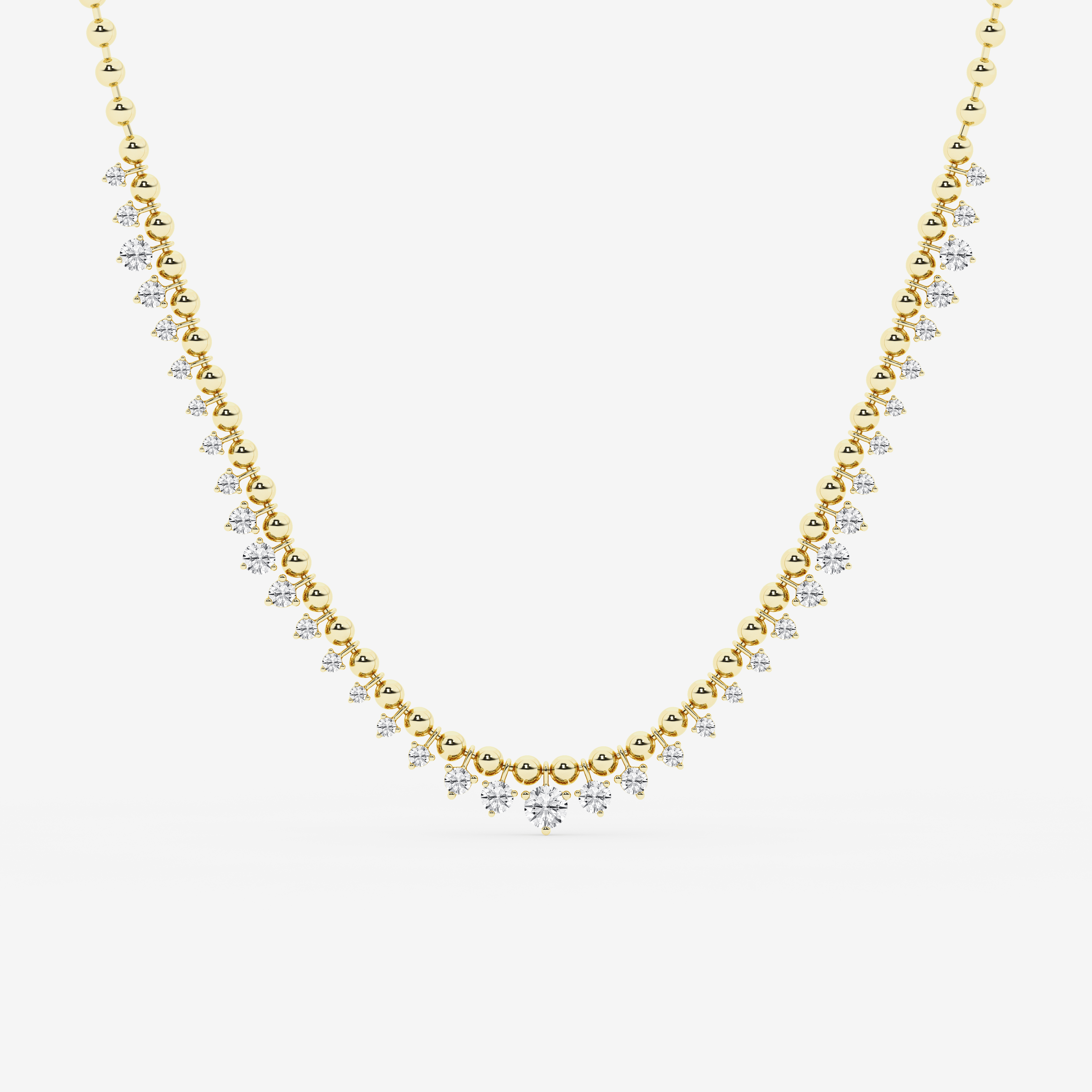 Design ID 12550 - Truly Custom 2 1/8 ctw Round Lab Grown Diamond Fashion Necklace