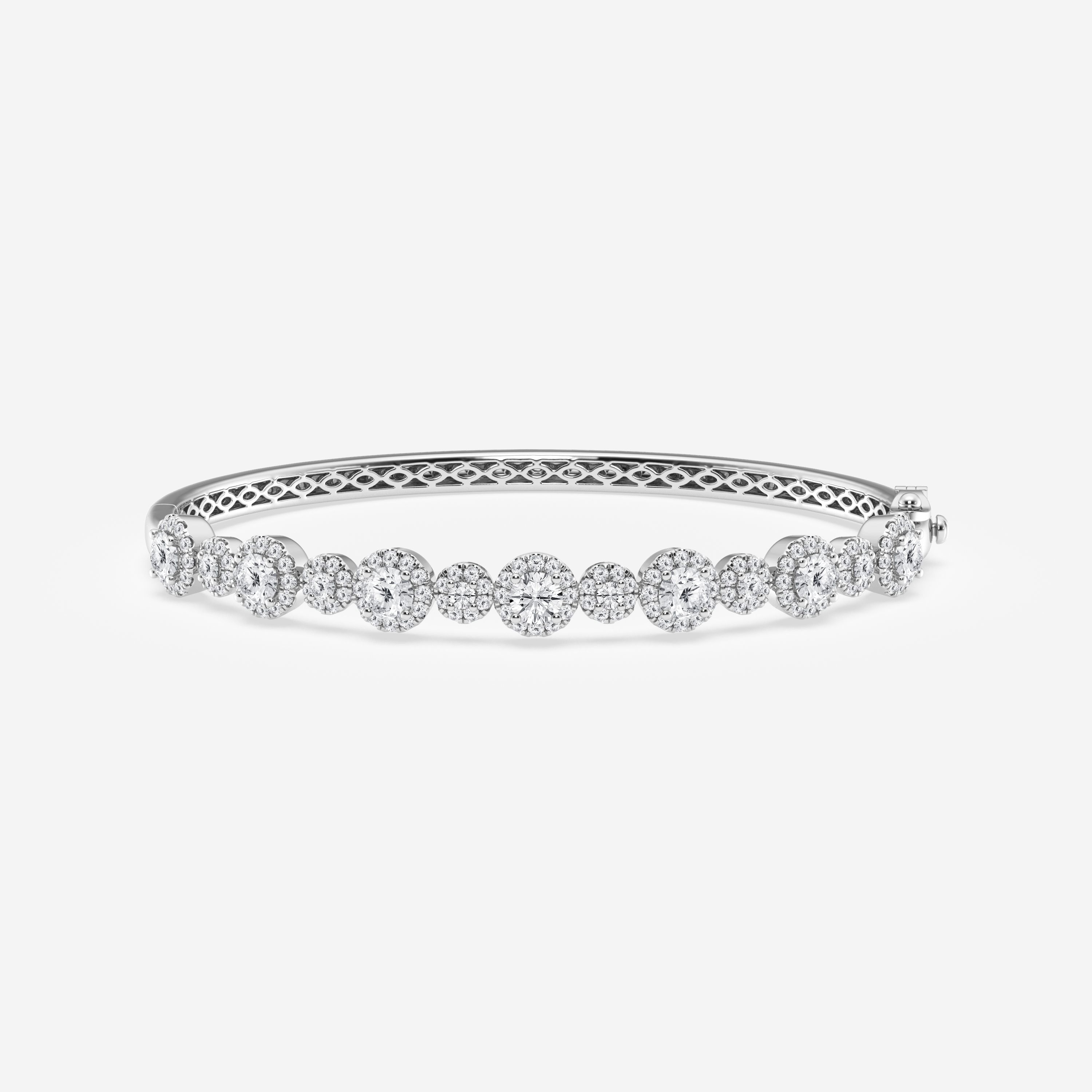 Design ID 3221 - 3 ctw Round Lab Grown Diamond Truly Custom Fashion Bracelet