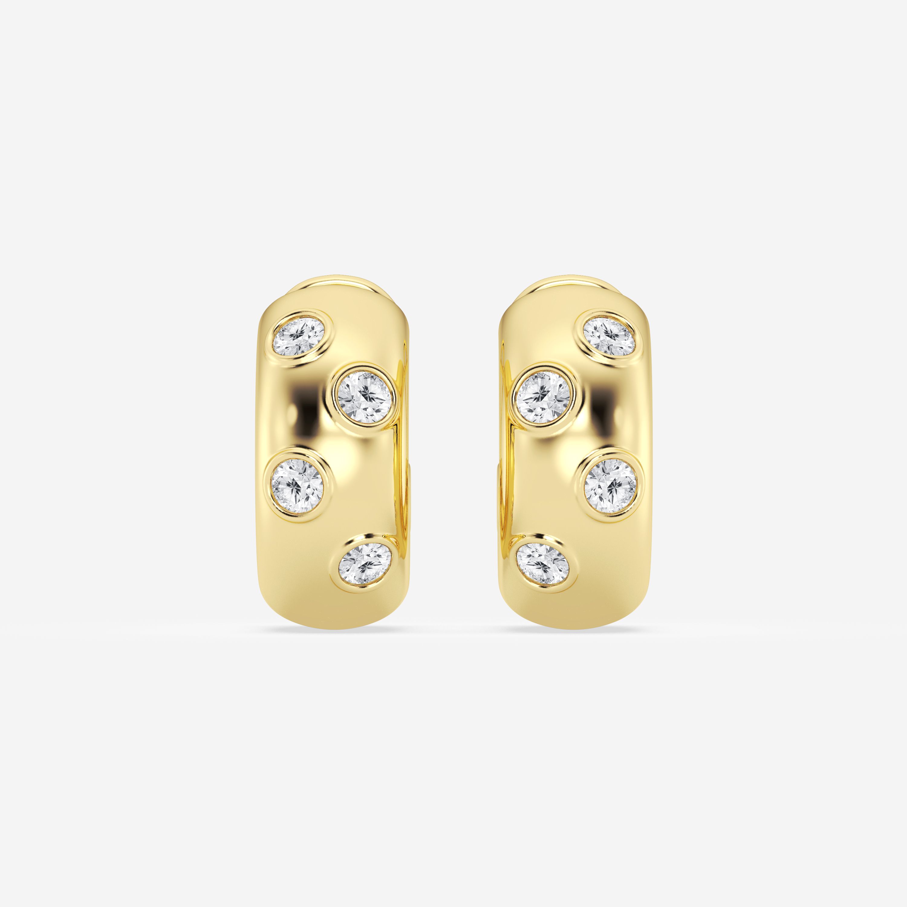 Design ID 3745 - 2 ctw Round Lab Grown Diamond Truly Custom Fashion Earrings