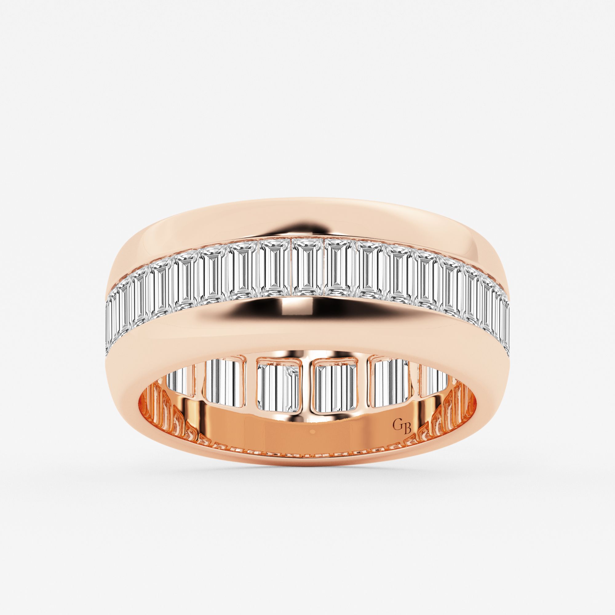 Design ID 5612 - Truly Custom 3 ctw Baguette Lab Grown Diamond Eternity Band