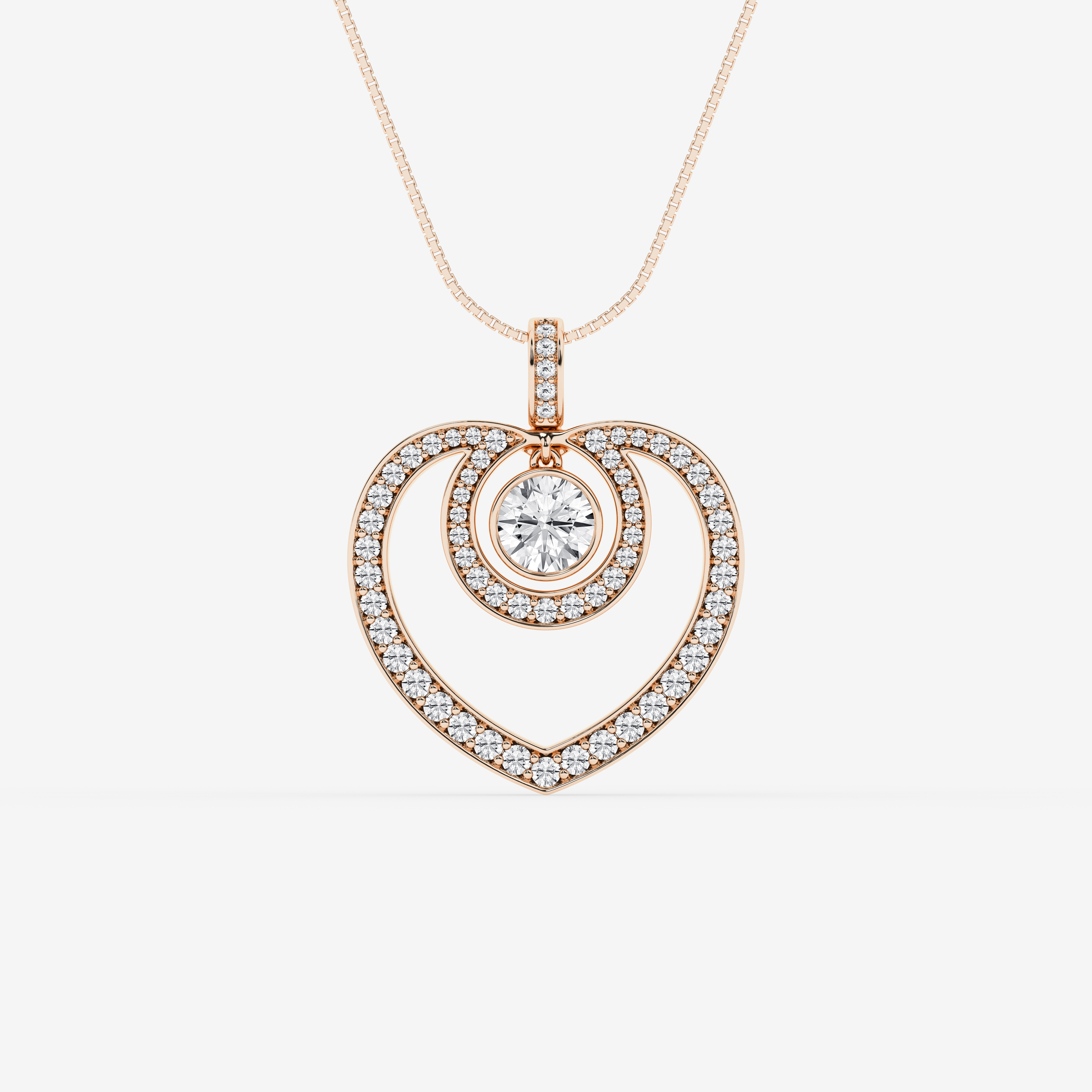 Design ID 5661 - Truly Custom 1 3/4 ctw Round Lab Grown Diamond Fashion Pendant