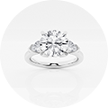 Three-Stone Engagement Rings