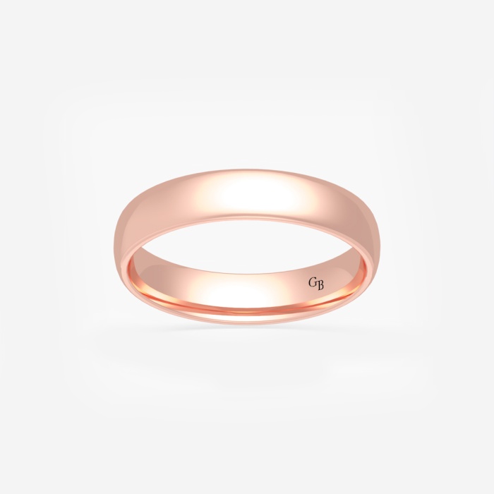 4mm High Polished Classic Wedding Band