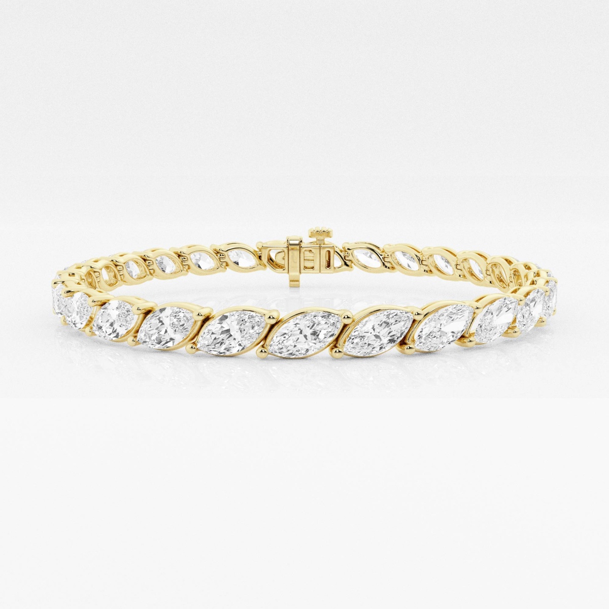 13 7/8 ctw Marquise Lab Grown Diamond Fashion Bracelet 7 Inches