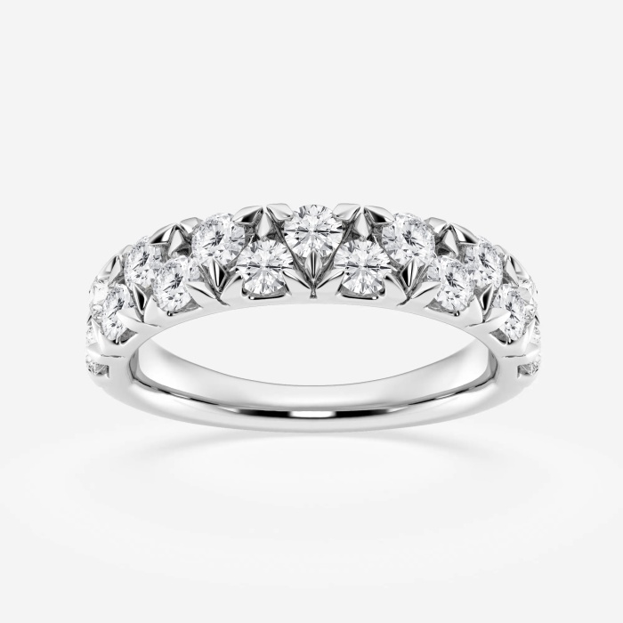 1 ctw runder Lab Grown Diamond Alternating Fashion Ring