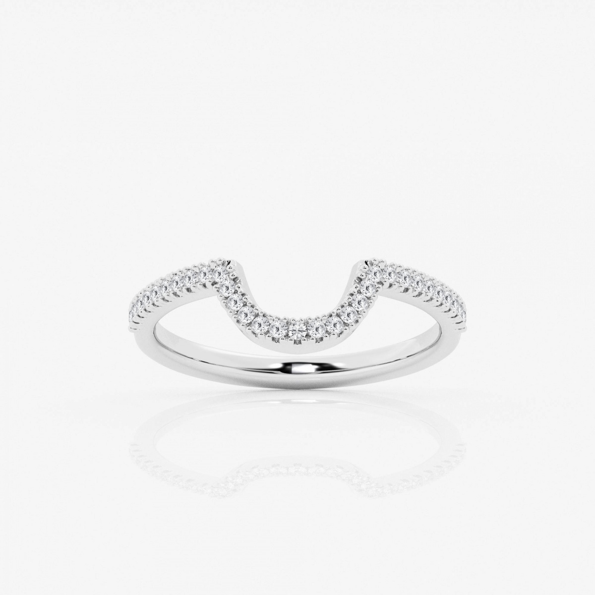 Badgley Mischka Near-Colorless 4 1/3 ctw Oval Lab Grown Diamond Engagement Ring