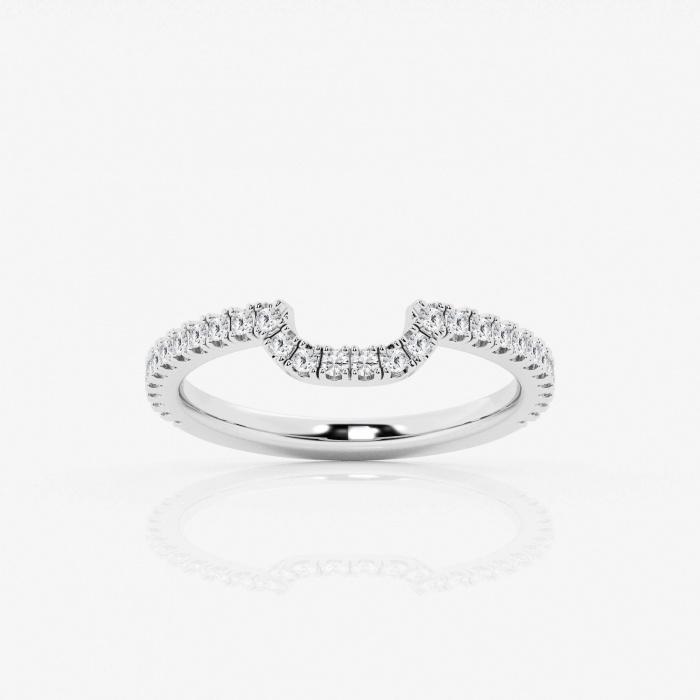 Badgley Mischka Near-Colorless 3 ctw Round Lab Grown Diamond  Engagement Ring