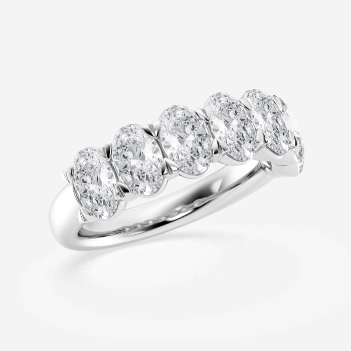 Additional Image 1 for  3 ctw Oval Lab Grown Diamond Seven-Stone Anniversary Band
