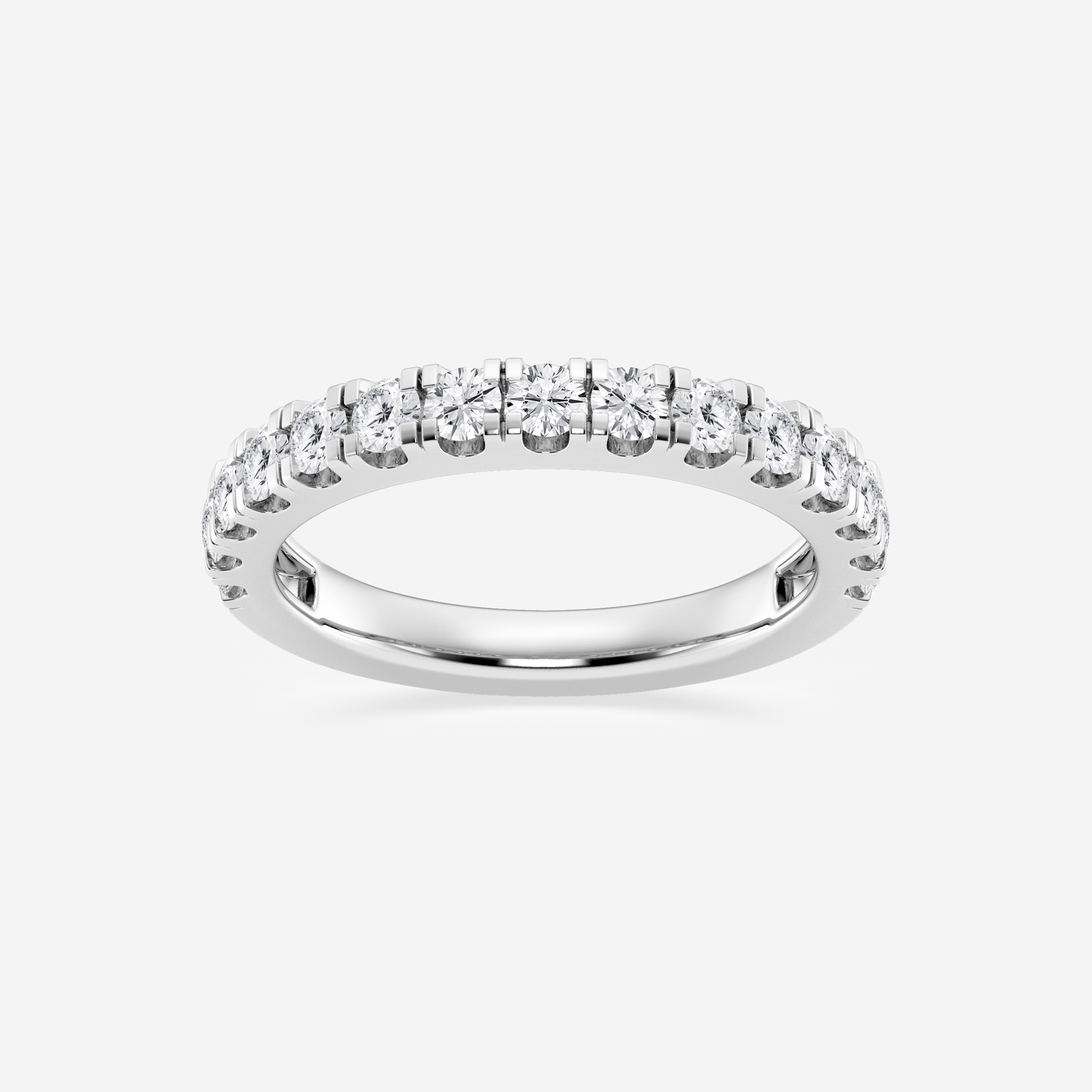 2 1/2 ctw Princess Lab Grown Diamond Engagement Ring with Split Prong