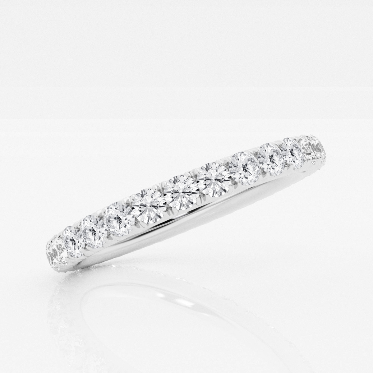 Additional Image 1 for  1 ctw Round Lab Grown Diamond Eternity Band - 2.2mm Width