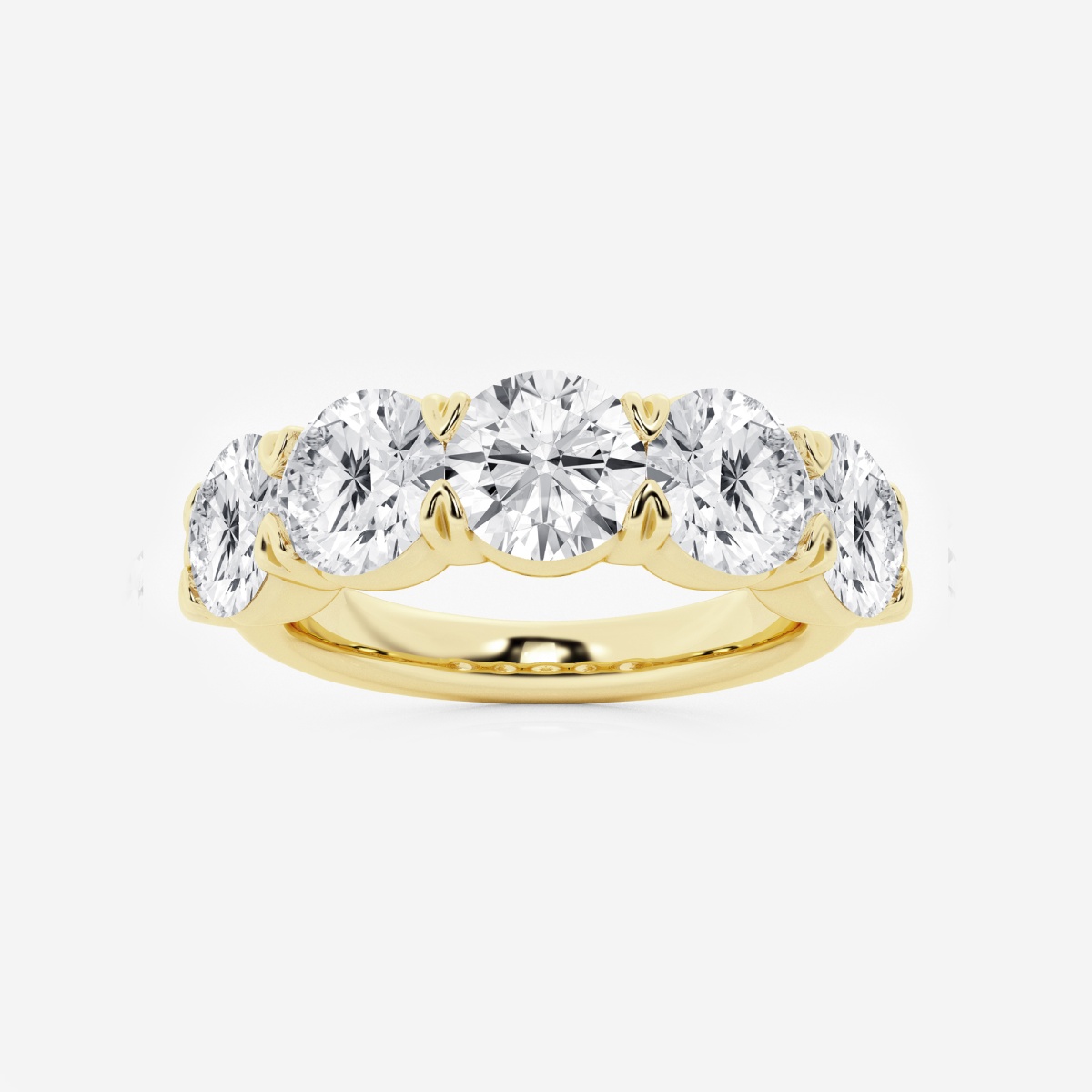 【LAVER】 5 LINK RING Le Vian Diamond Chain Link Ring 1/15 ct tw 14K Honey Gold | Kay