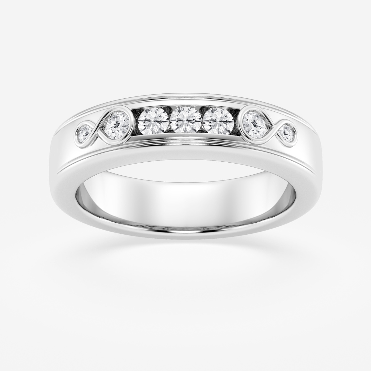product video for 1/2 ctw Round Lab Grown Diamond Men's Wedding Band