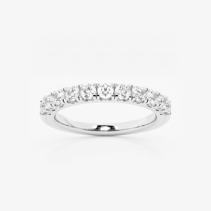1/2 ctw Round Lab Grown Diamond Eleven-Stone Wedding Band