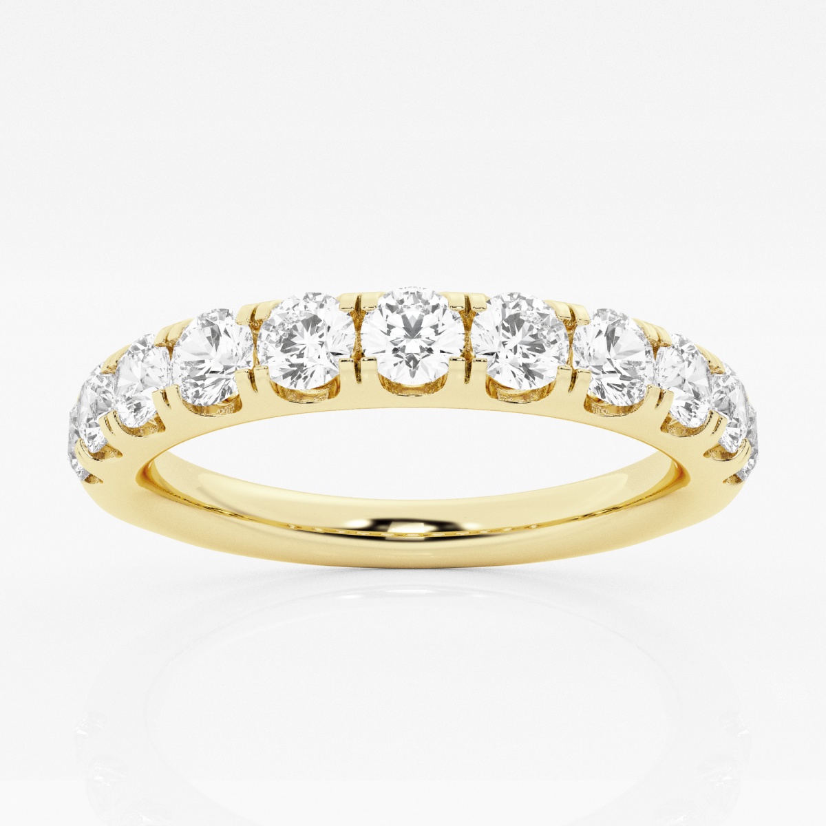 product video for 1 ctw Round Lab Grown Diamond Eleven-Stone Wedding Band