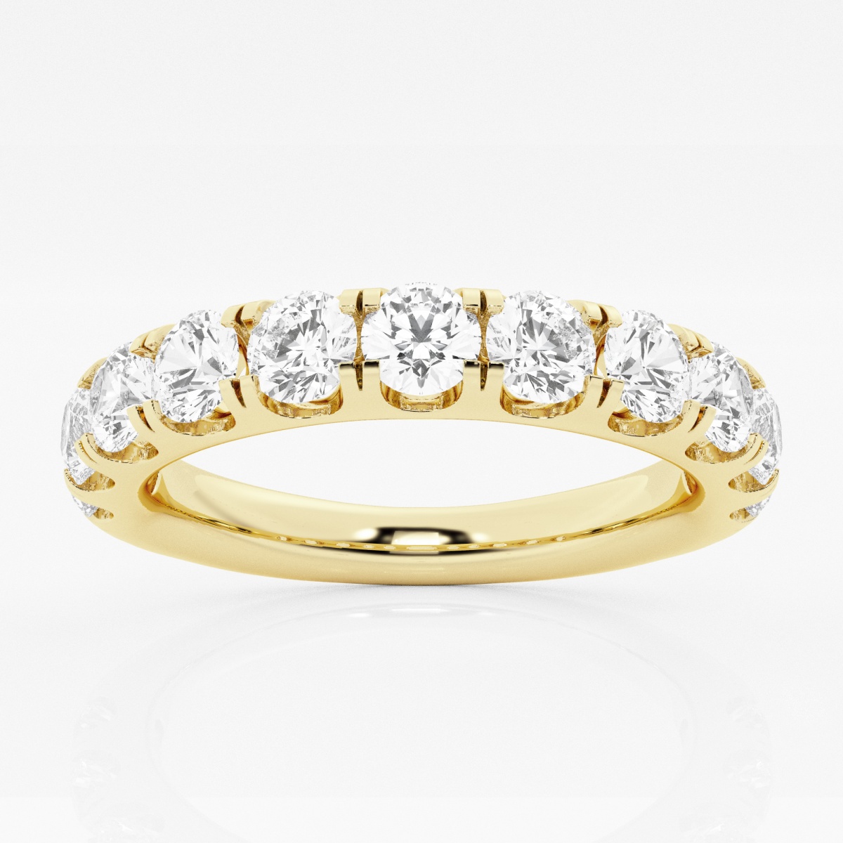 product video for 1 1/2 ctw Round Lab Grown Diamond Eleven-Stone Wedding Band