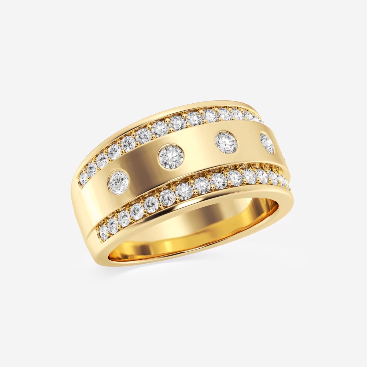 激安大特価！ バッジェリーミシュカ レディース リング アクセサリー Certified Lab Grown Diamond Radiant Cut  Engagement Ring 4-1 ct. in 14k White Gold
