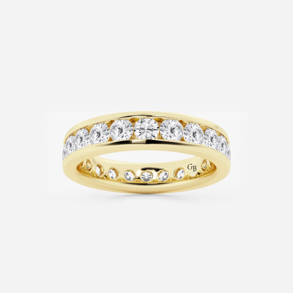 Nova 2 ctw Round Lab Grown Diamond Channel Set Eternity Band