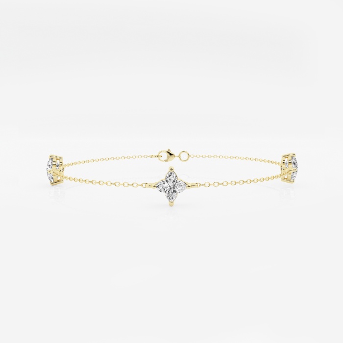 Muse - Three Station Floral Cut Bracelet