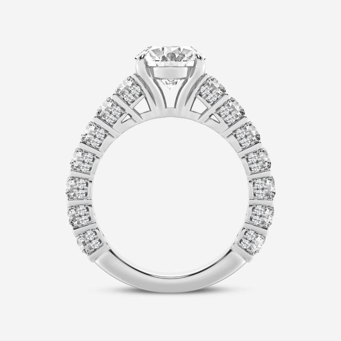 Additional Image 1 for  6 1/6 ctw Oval Lab Grown Diamond Bridal Set