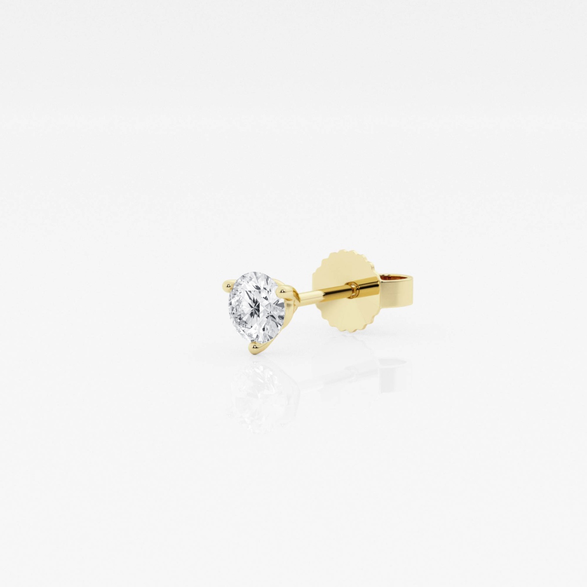 1 ctw Round Colorless (E) Lab Grown Diamond Stud Earrings 14K White Gold E+, VS1+