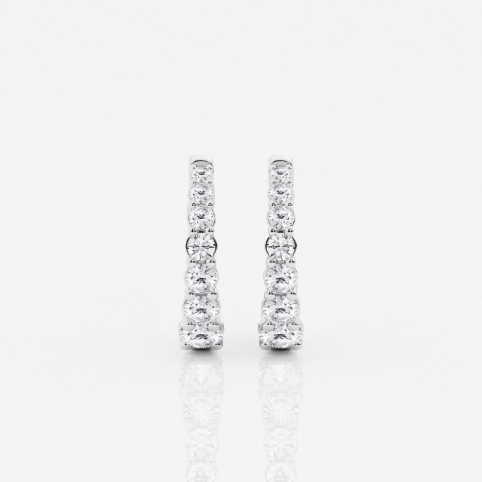 Diamond Hoop Earrings | Lab Grown & Created | Grown Brilliance