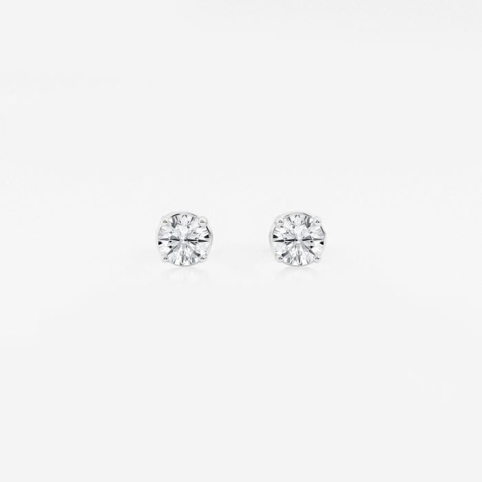 1/2 ctw Round Lab Grown Diamond Stud Earrings
