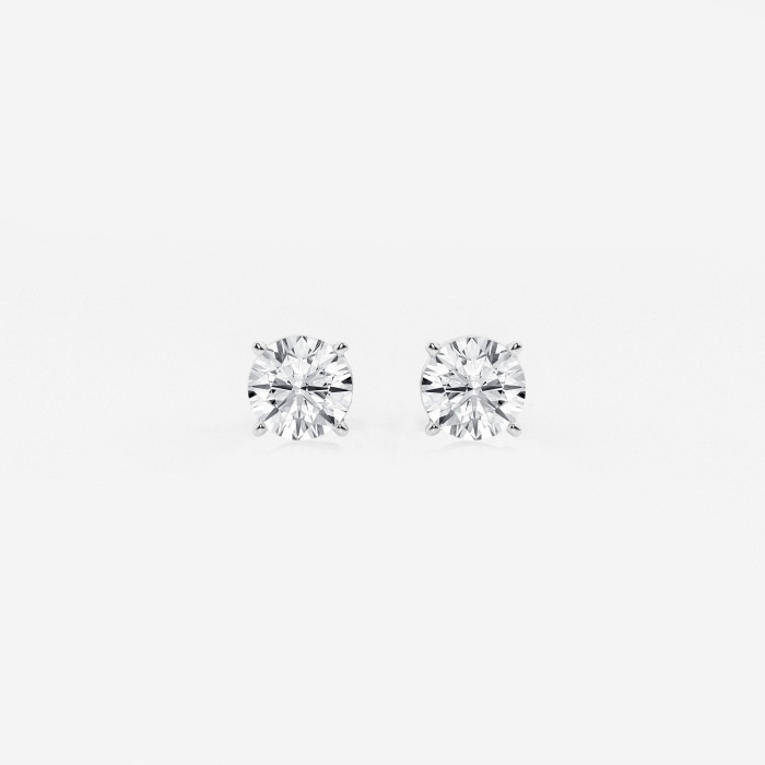 1 ctw Round Lab Grown Diamond Stud Earrings
