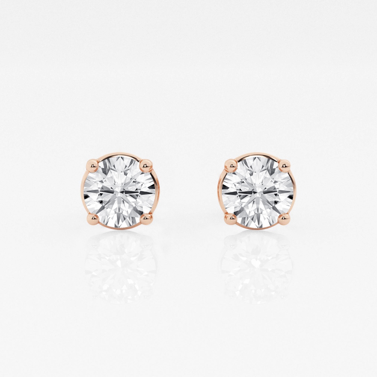 product video for 1 1/2 ctw Round Colorless (E) Lab Grown Diamond Certified Stud Earrings