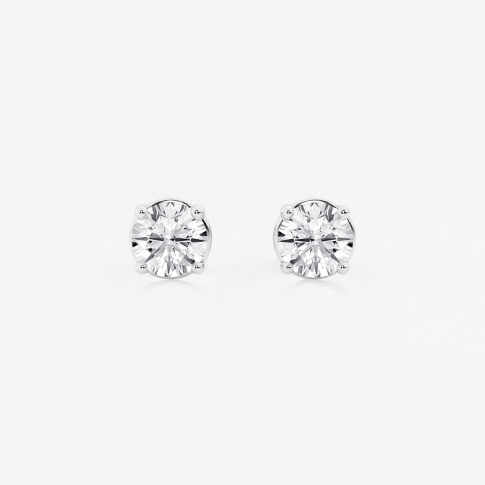 1 1/2 ctw Round Lab Grown Diamond Stud Earrings