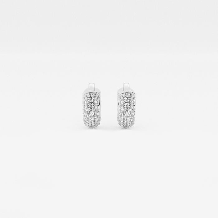 näas Bombë Second Piercing Huggie Round Hoop Earrings