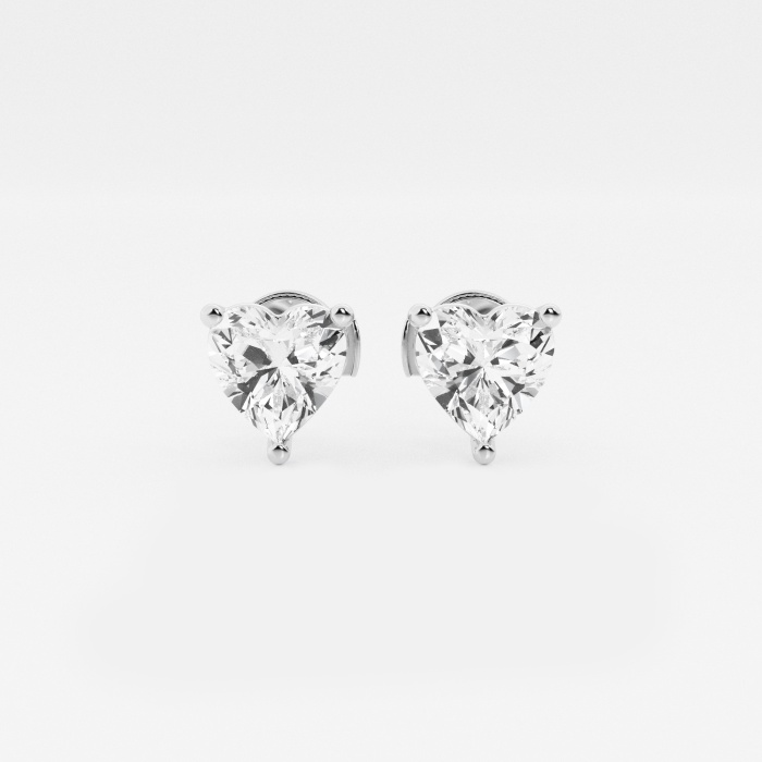 näas Ethereal Heart Stud Earrings