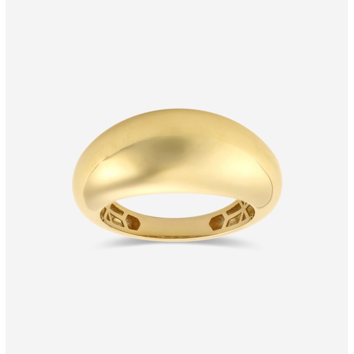 Plain Gold Dome Ring Grownbrilliance
